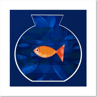 Goldfish in Bowl Posters and Art